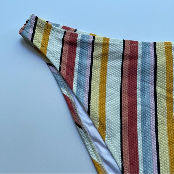 MINKPINK Paradise Striped Bikini Bottom Size Large - Picture 3 of 6